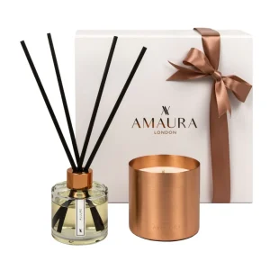Allure | Patchouli Ylang-Ylang & Magnolia Blossom | Luxury Copper Candle & Reed Diffuser Gift Set