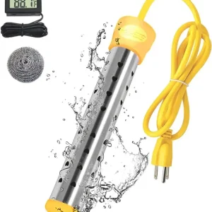 Immersion Water Heater with Guarded Element and Insulated Handle, 1m Cord
